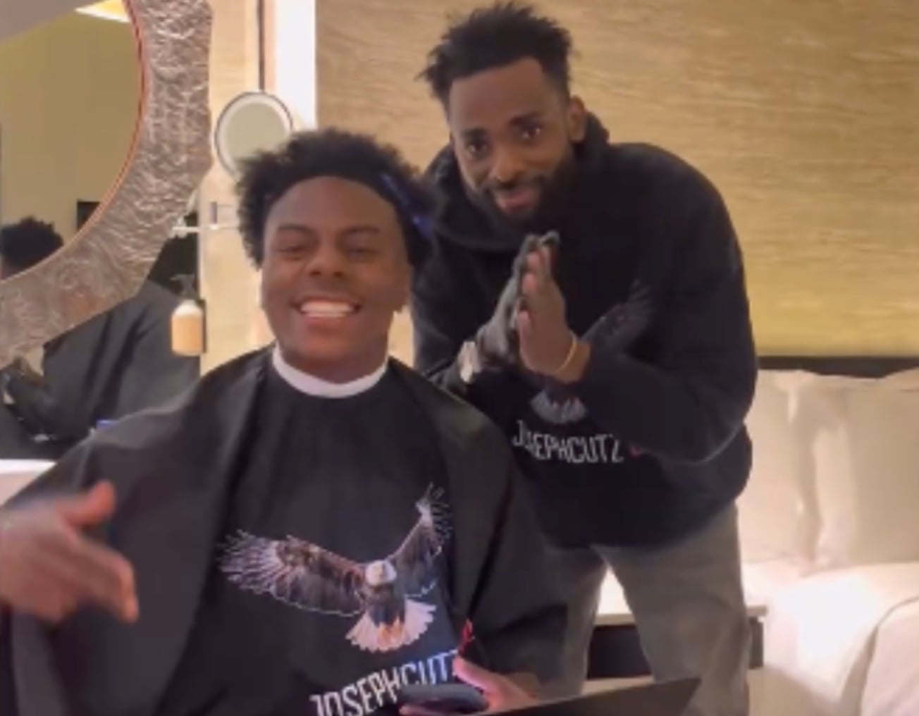 Joseph Cutz with American streamer iShowSpeed.